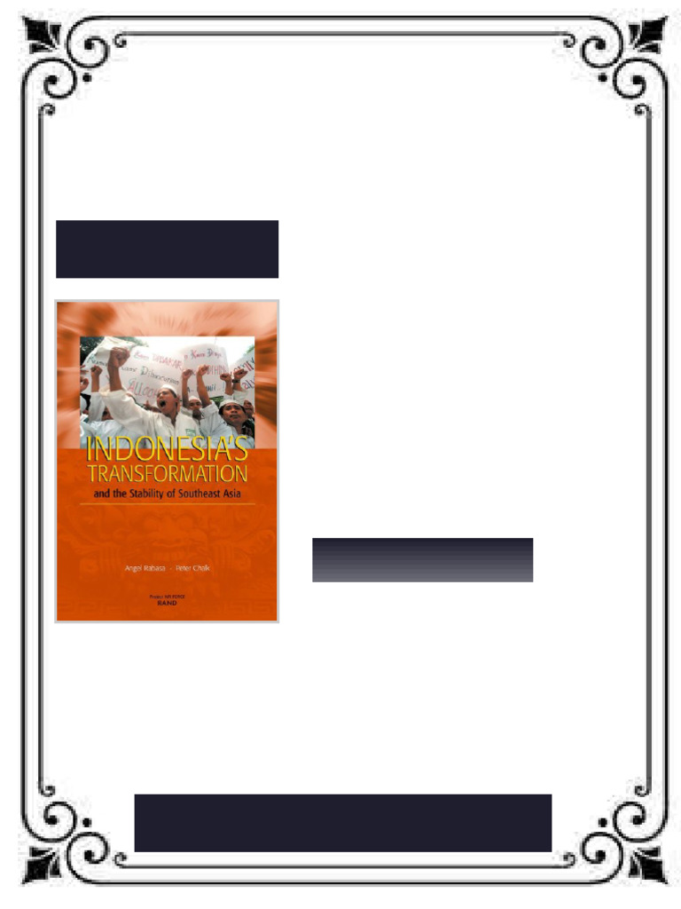 Indonesia s Transformation and the Stability of Southeast Asia 1st ...