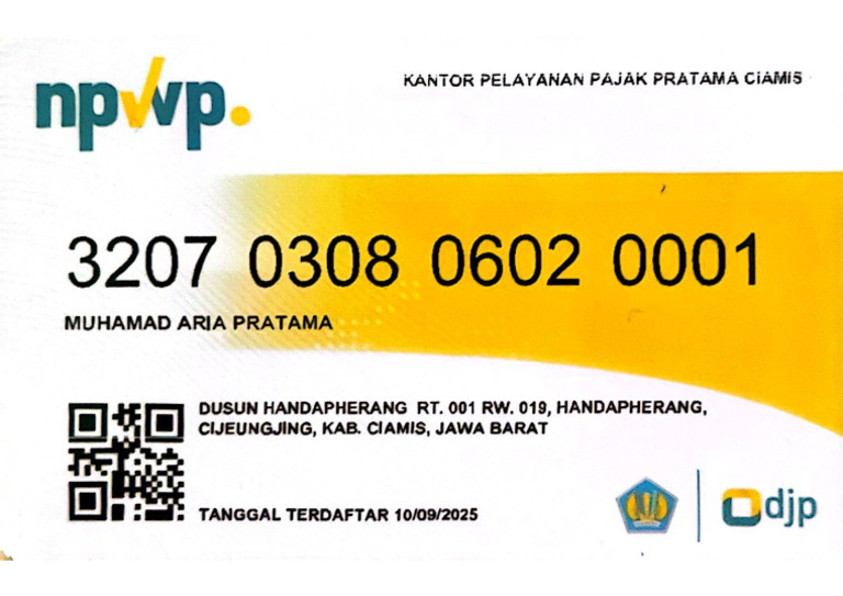NPWP | PDF