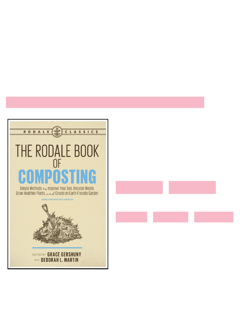 Rodale Book of Composting Newly Revised and Updated Simple Metshuny ...