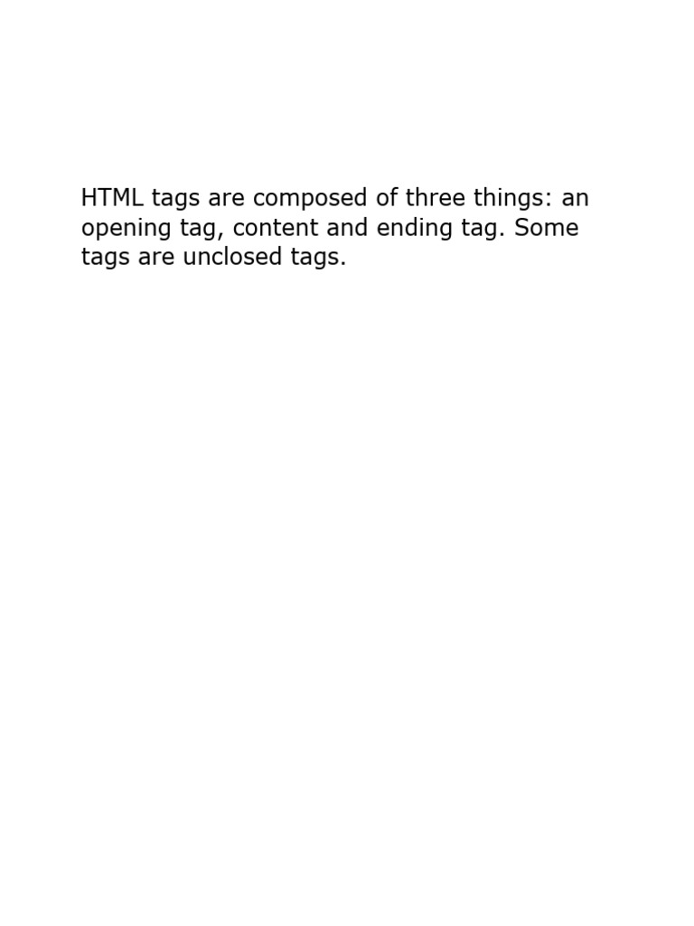 Html1 pdf | PDF | Html Element | Html