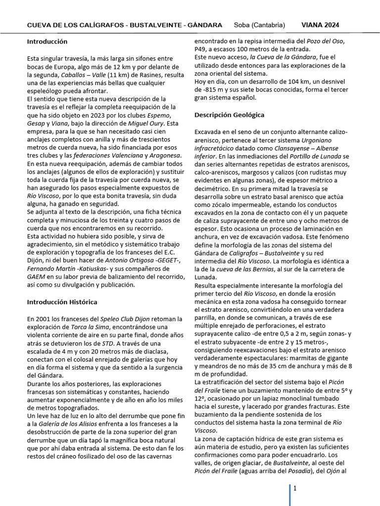 Calígrafos - Gándara (Descripcion) | PDF | Estrato