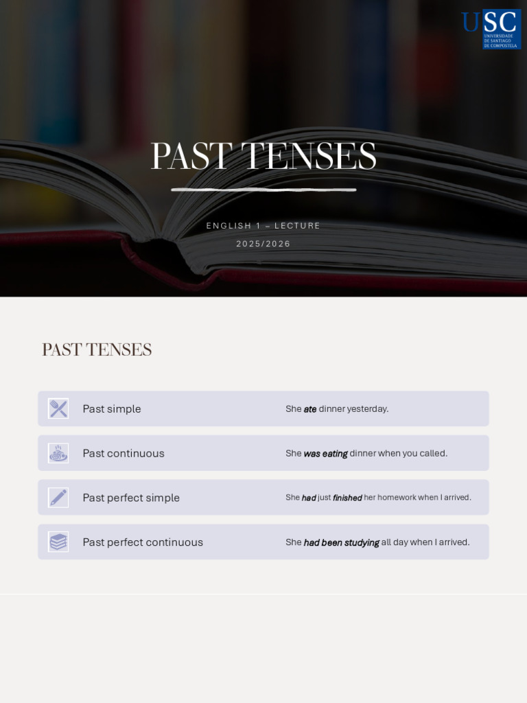 Understanding English Past Tenses | PDF | Linguistics | Language Mechanics