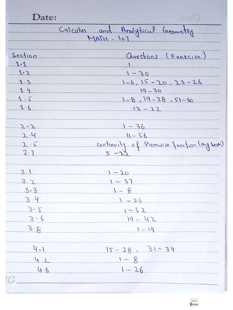 MATH-107 | PDF