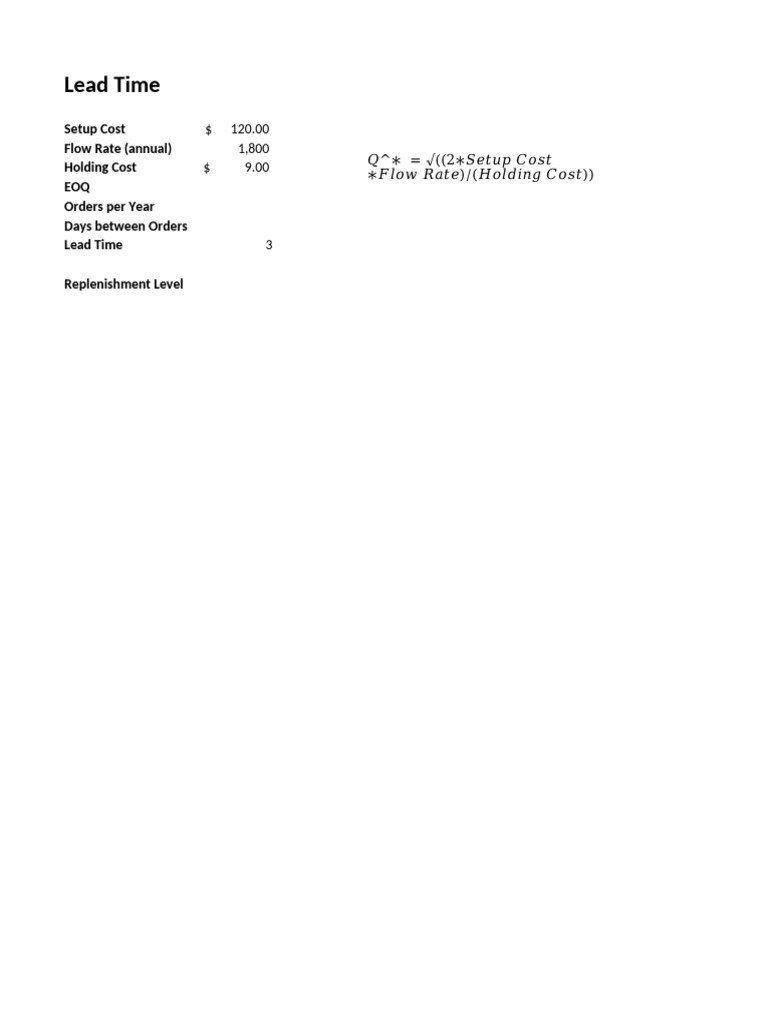 01_04_LeadTime | PDF