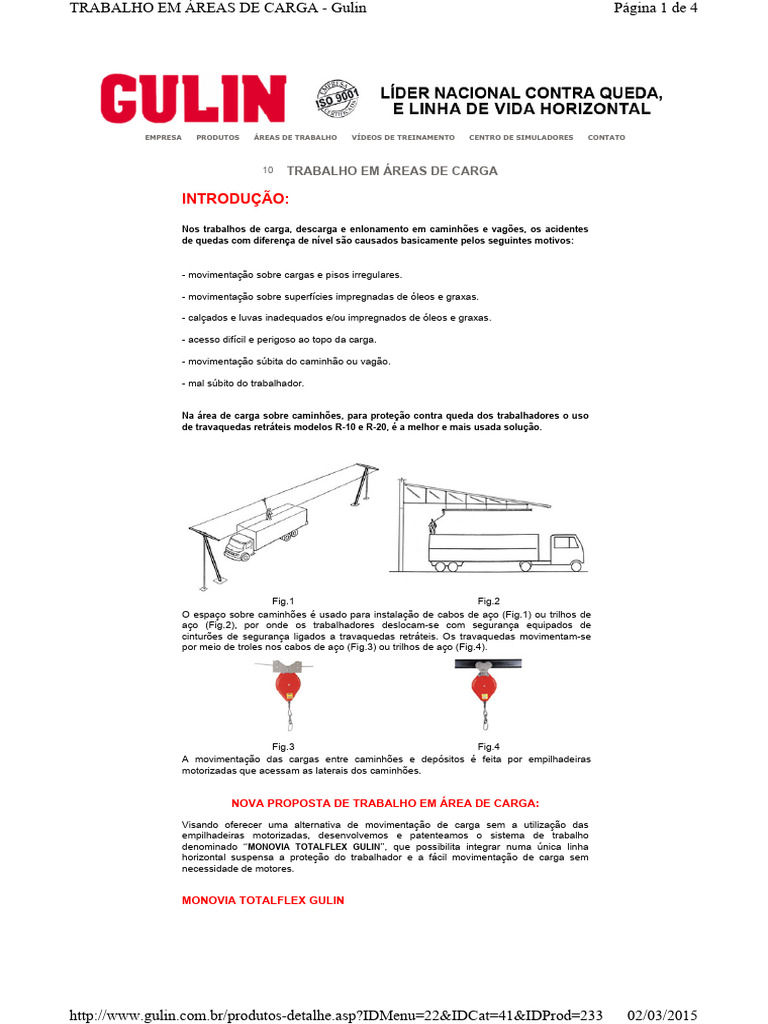 Sistema Totalflex Gulin para Carga Segura | PDF | Metro