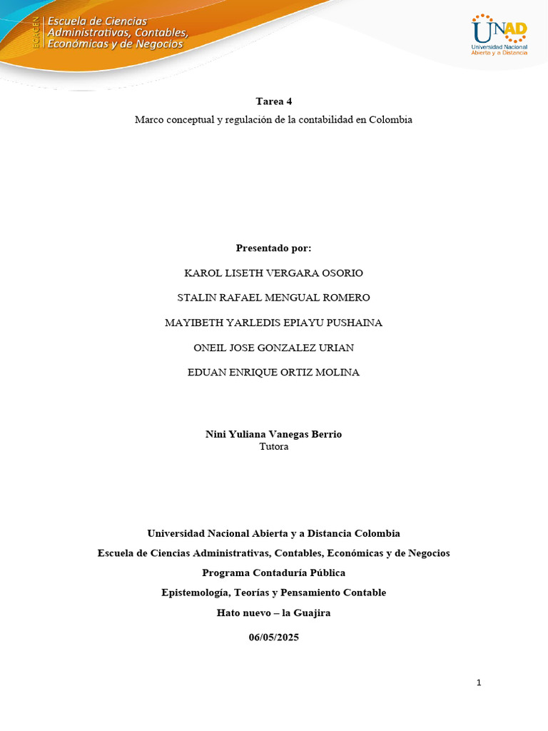 Trabajo Final Por Entregar | PDF | Estado financiero | Contabilidad