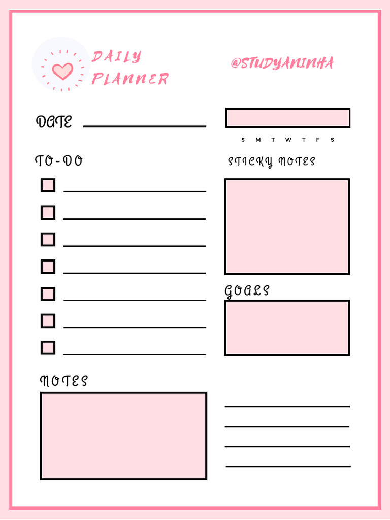 Daily Planner | PDF