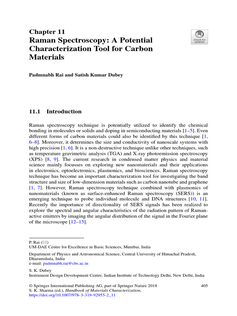 Raman Spectroscopy for Carbon Materials | PDF | Infrared Spectroscopy ...