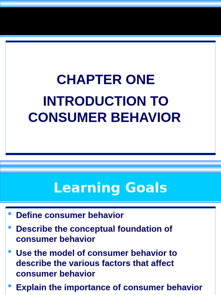 Understanding Consumer Behavior Basics | PDF | Consumer Behaviour ...