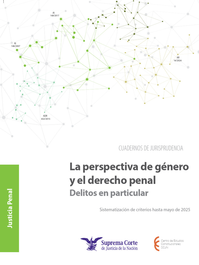 CDJ Perspectiva de Genero, Delitos en Particular, SCJN-CEC, 2025, 326pp ...