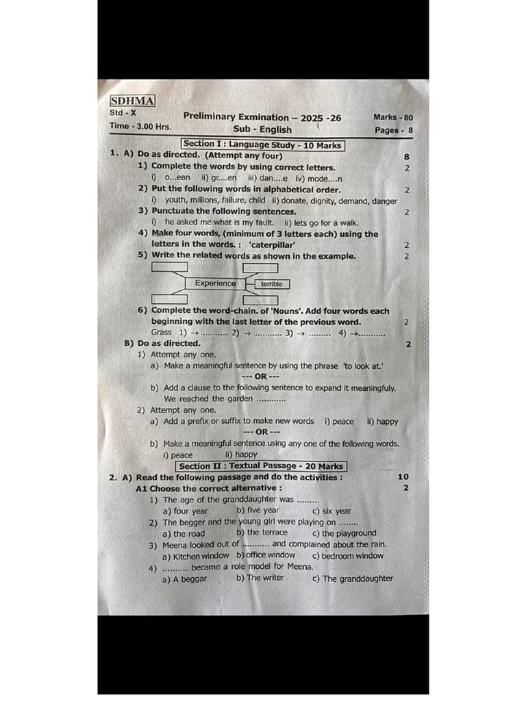 English Paper Monday26 | PDF