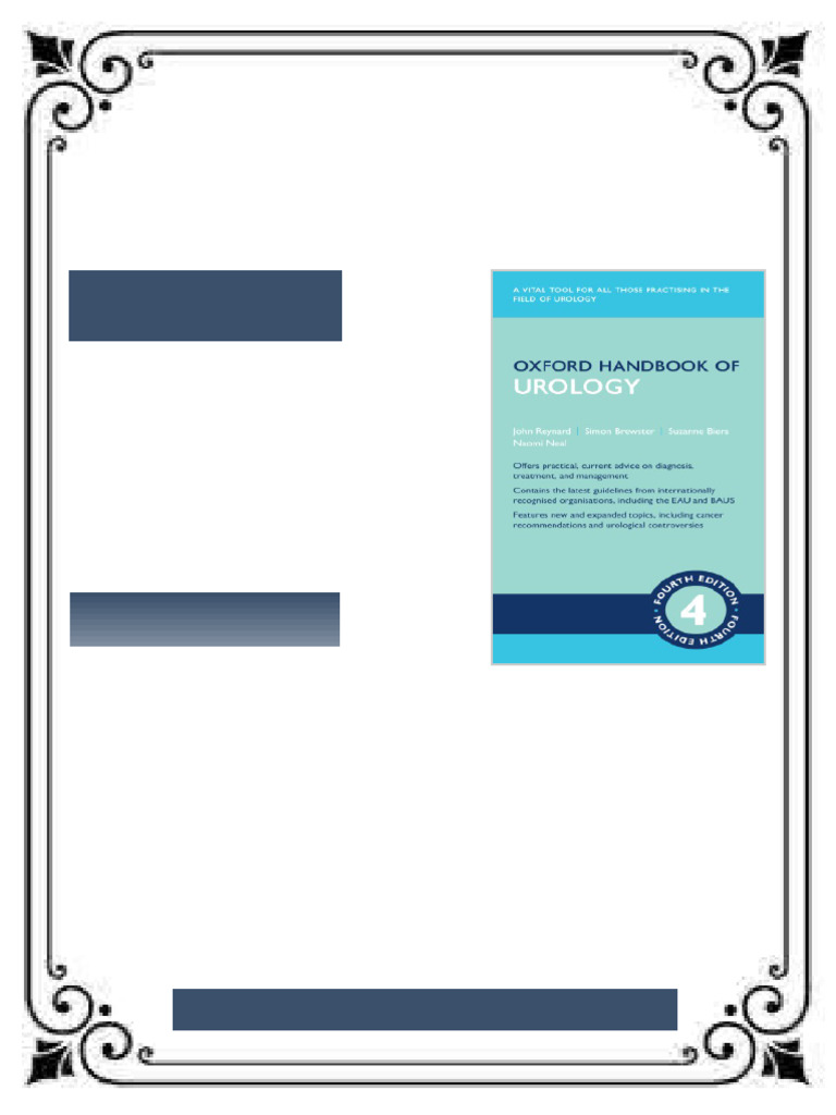 Oxford Handbook of Urology John Reynard eBook beta edition | PDF ...