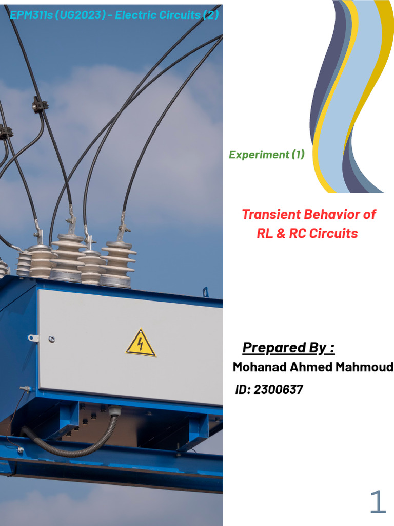 Transient Analysis of RL & RC Circuits | PDF | Electrical Network ...