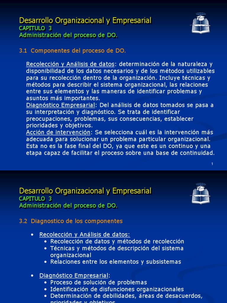 DO Cap 3 | PDF | Desarrollo organizacional | Sistema