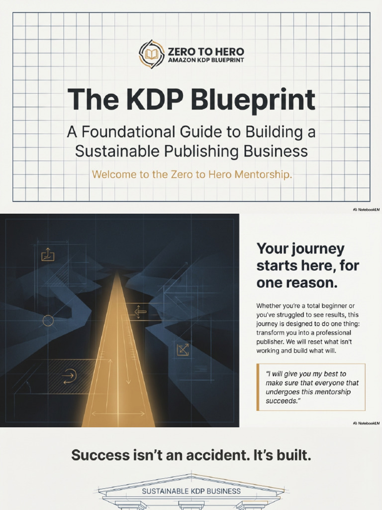 KDP Blueprint Zero To Hero Mentorship | PDF