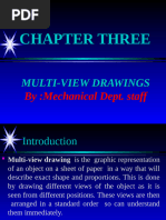 Multi-View Drawings in Technical Drawing | PDF | Technical Drawing ...