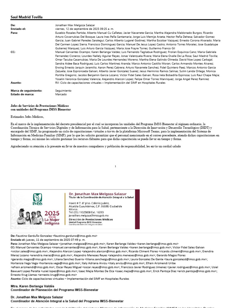 Capacitación SIMF para Hospitales Rurales | PDF | Enfermería | Hospital