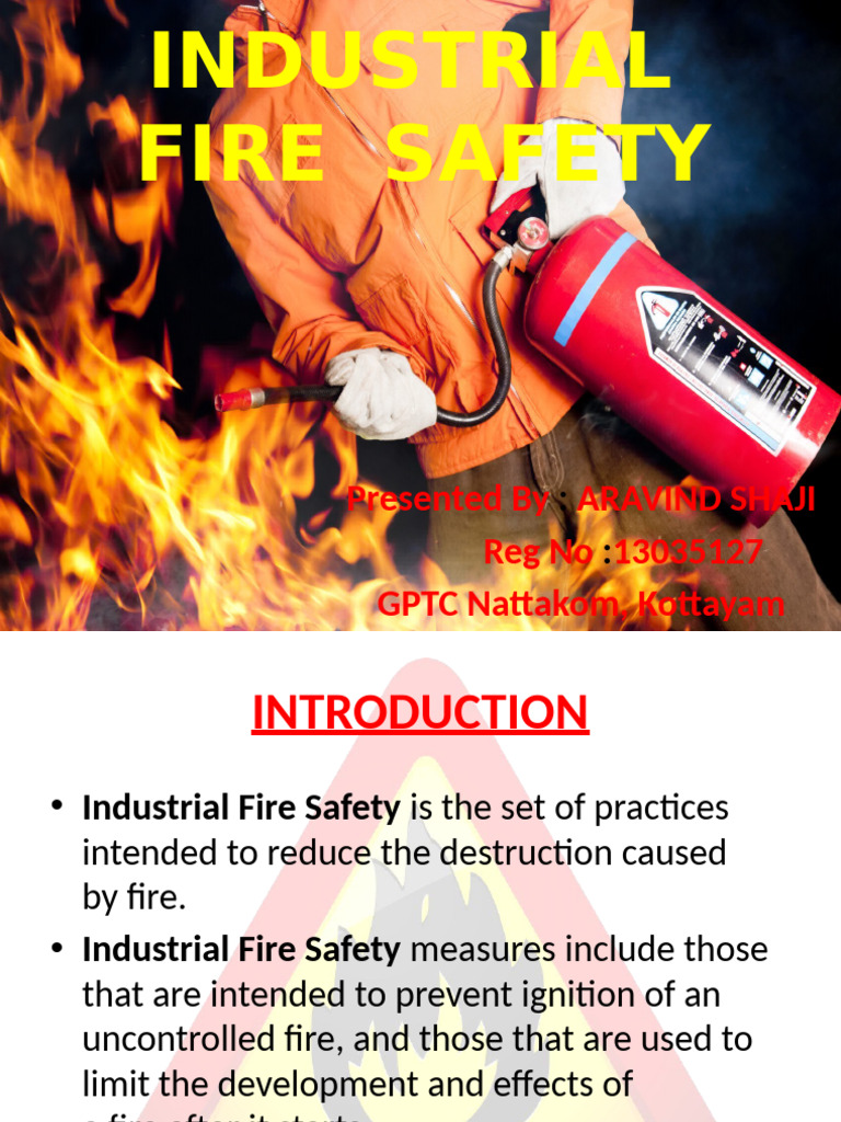 Industrial Fire Safety Practices Guide | PDF | Fire Safety | Safety