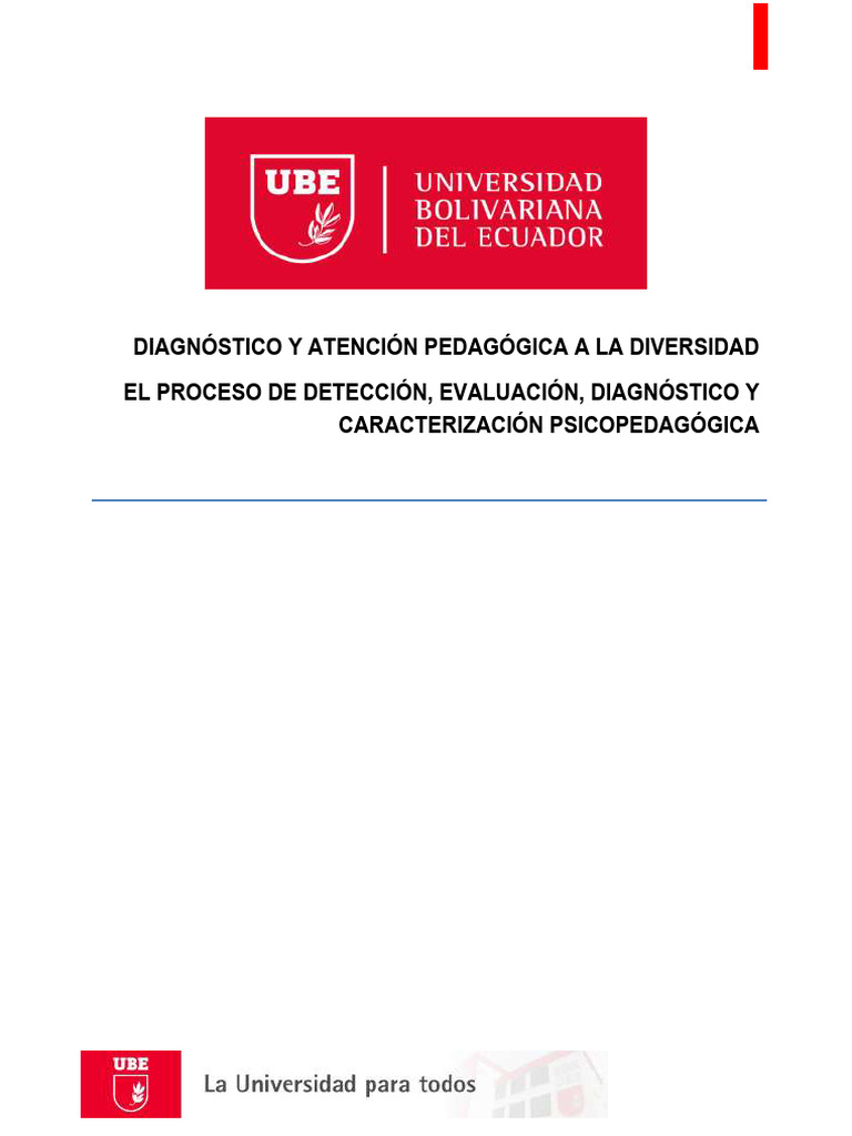 Diagnóstico y Atención a la Diversidad Educativa | PDF | Las emociones ...