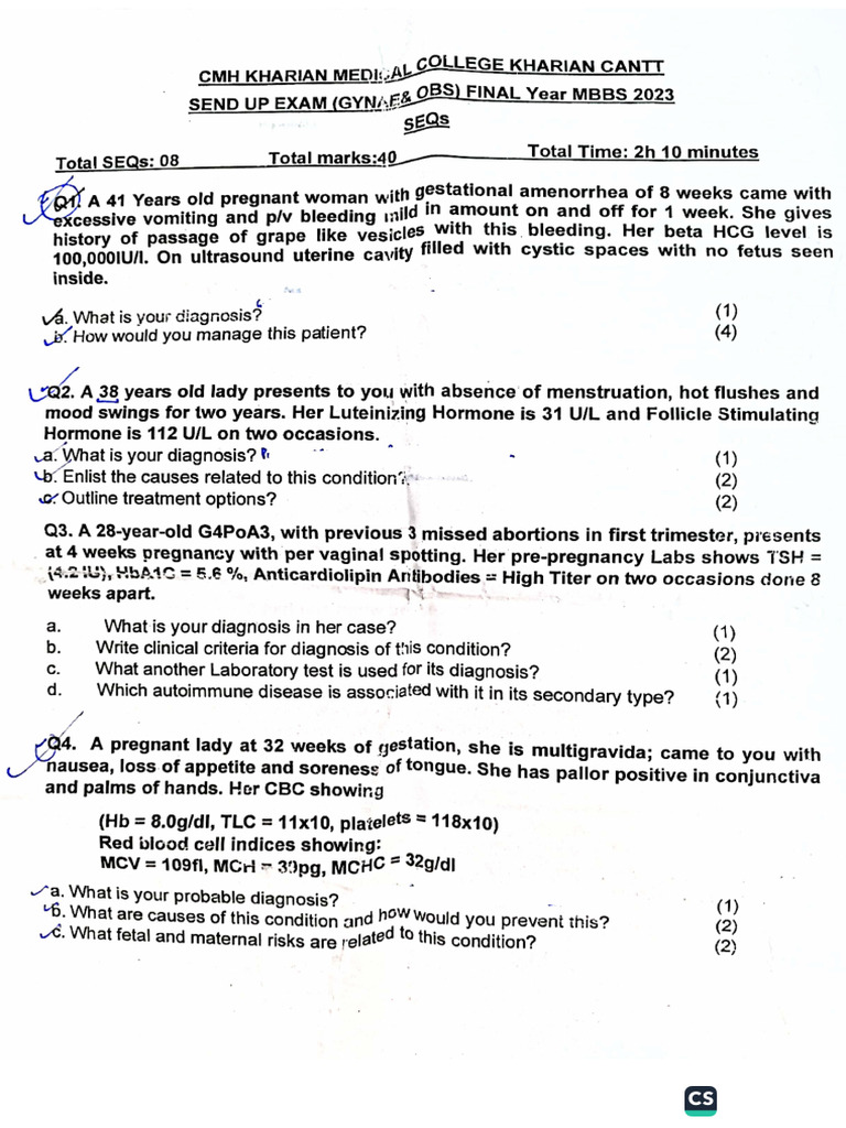 Eome II Gynae&Obs | PDF