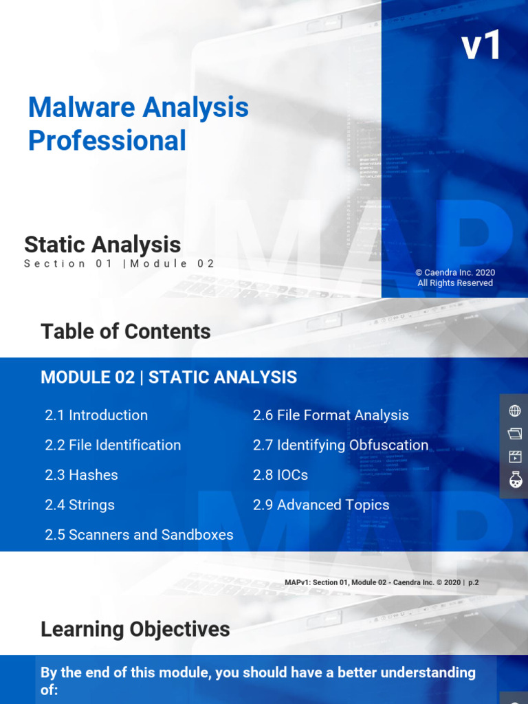 Static Analysis in Malware Detection | PDF | String (Computer Science ...