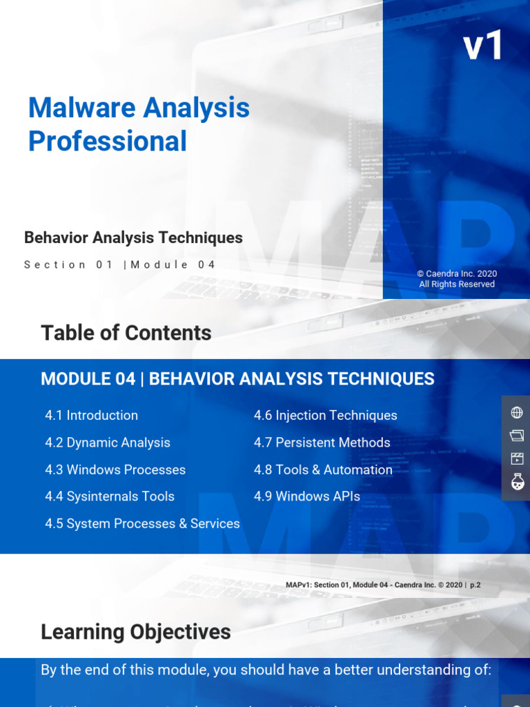 Malware Behavior Analysis Techniques | PDF | Virtual Machine | 64 Bit ...