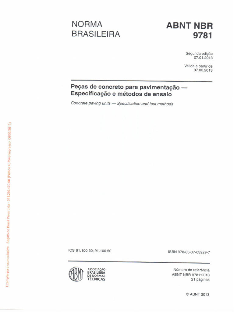 Norma Abnt 9781 - Francisco | PDF