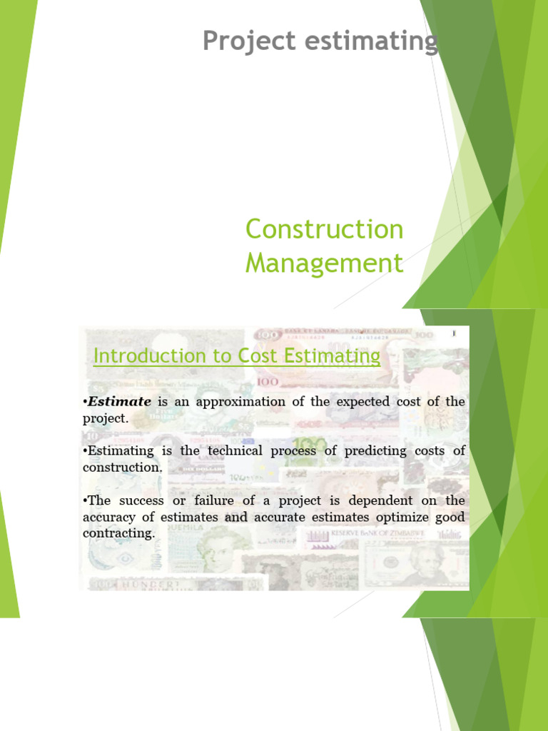 Construction Cost Estimating Guide | PDF | Business