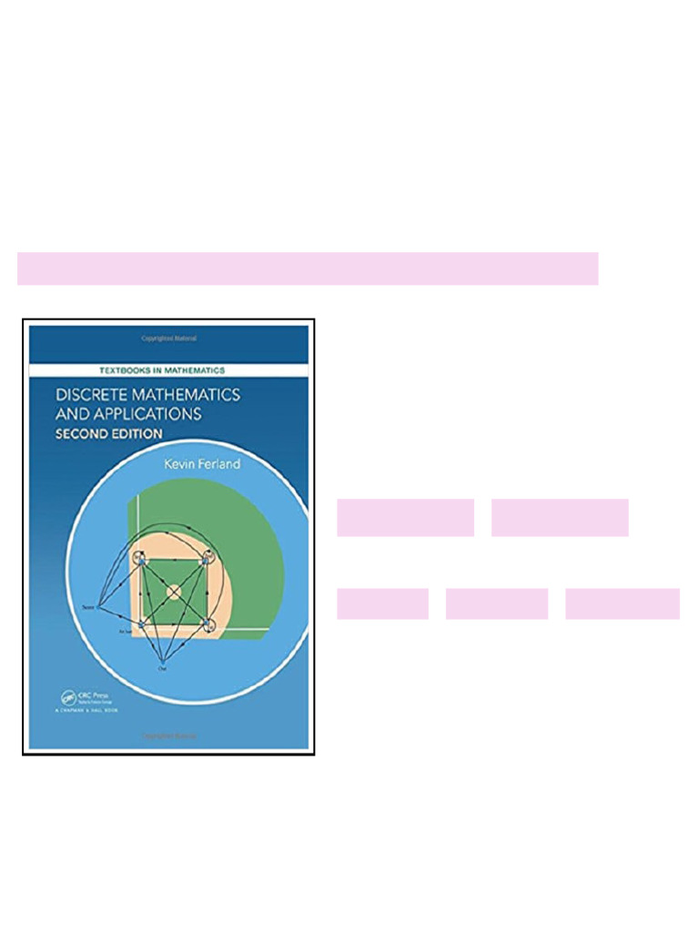 Discrete Mathematics and Applications 2nd Ferland Test Bank available ...