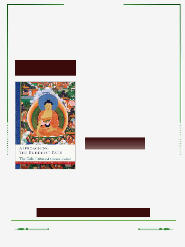 Approaching the Buddhist Path Dalai Lama Xiv eBook available any format ...