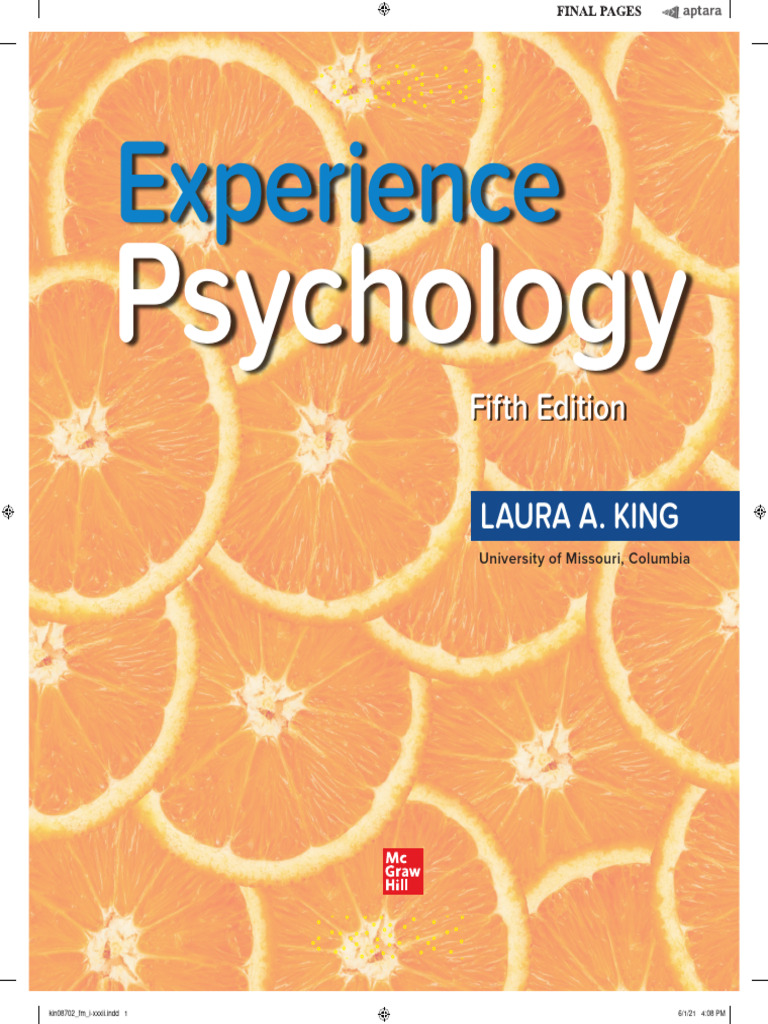 Experience Psychology: Fifth Edition | PDF | Mental Disorder | Perception