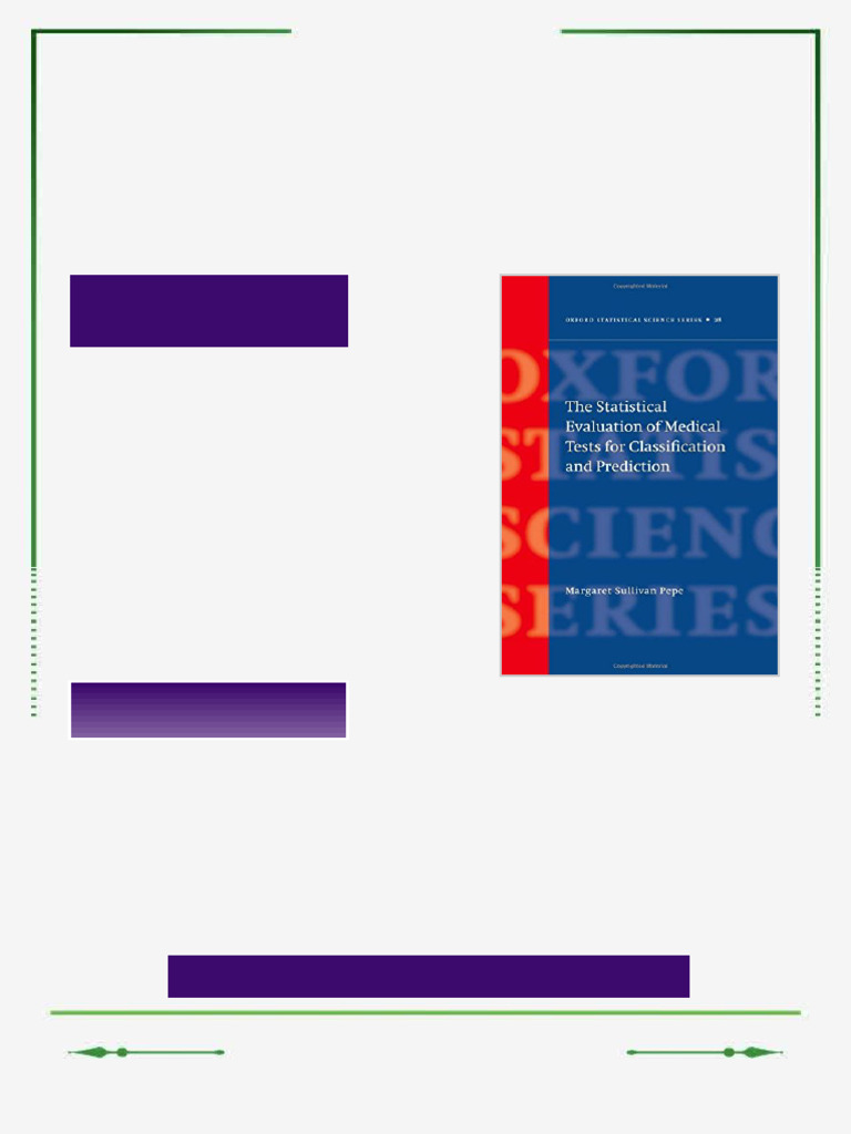 The statistical evaluation of medical tests for classification and ...