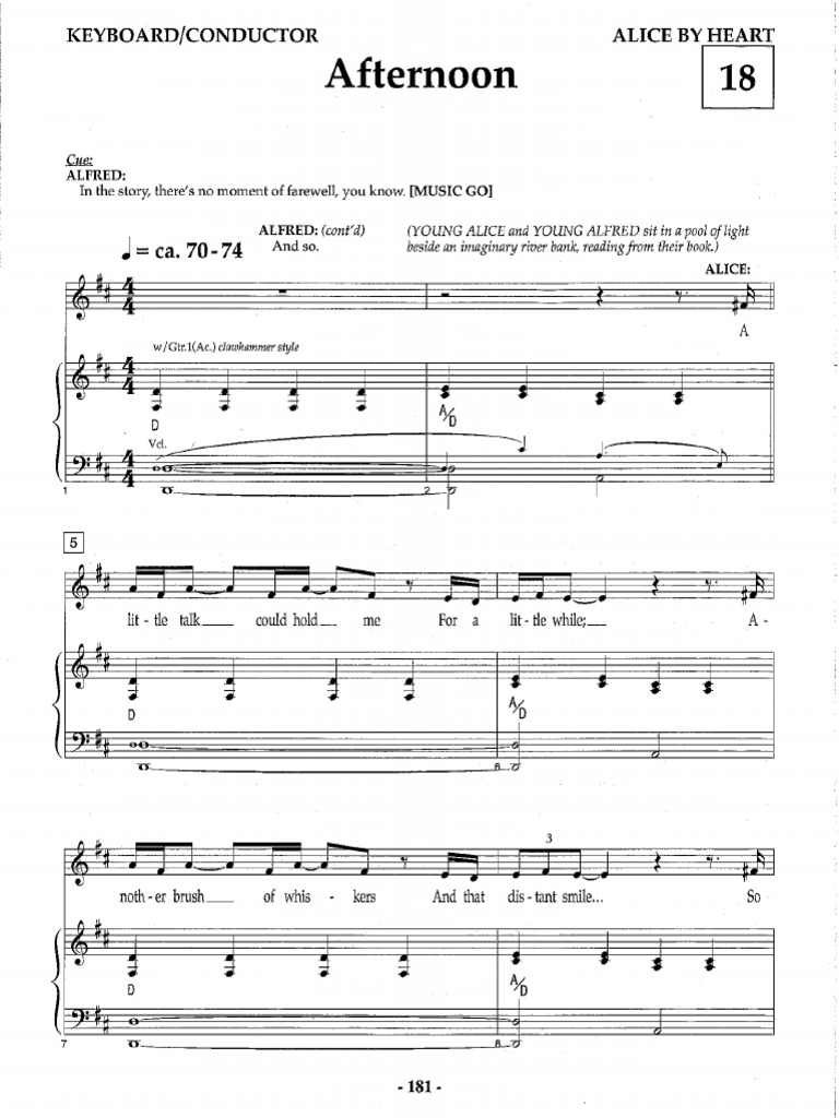 Afternoon Piano | PDF