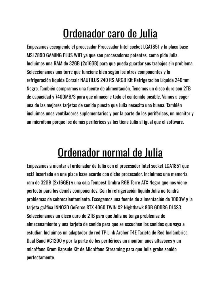 Configurar Un Ordenador | PDF | Periférico | Hardware de la computadora