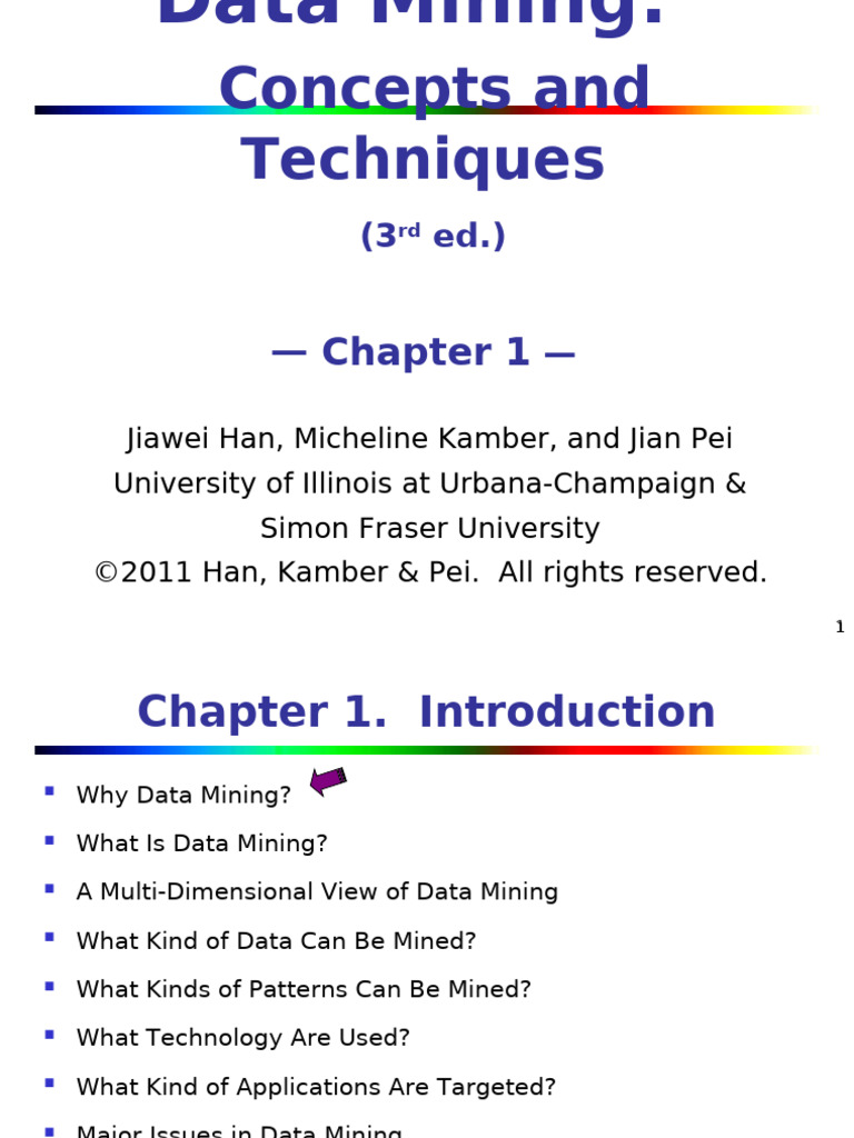 01 Intro | PDF | Data Mining | Data