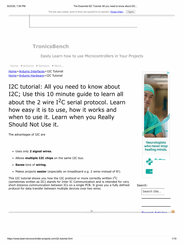 I2C Tutorial | PDF