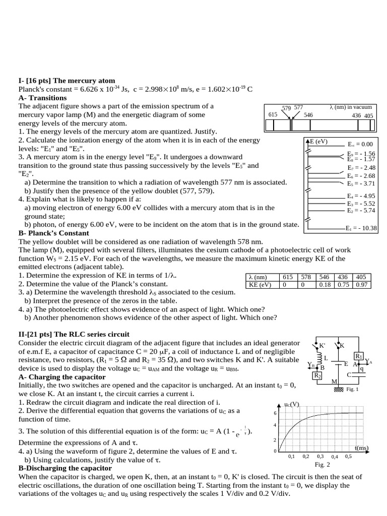 eng 2008-2009 | PDF | Capacitor | Electrical Network