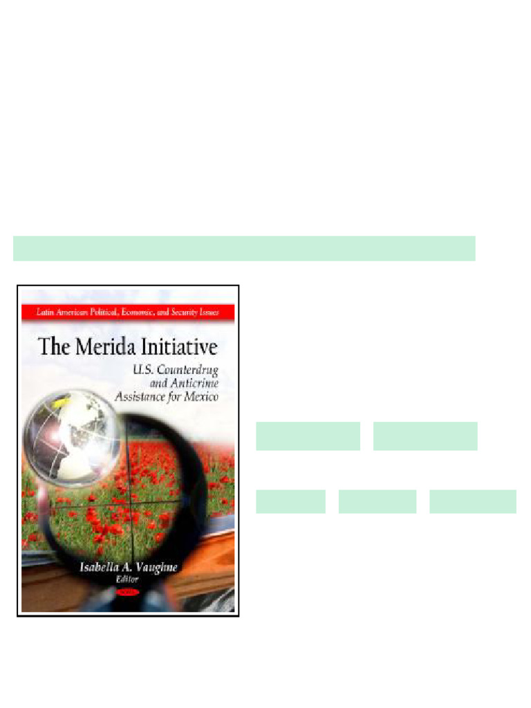 (Ebook) The Merida Initiative: U.S. Counterdrug and Anticrime ...