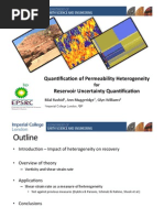 Quantification of Permeability Heterogeneity for Reservoir Uncertainty Quantification