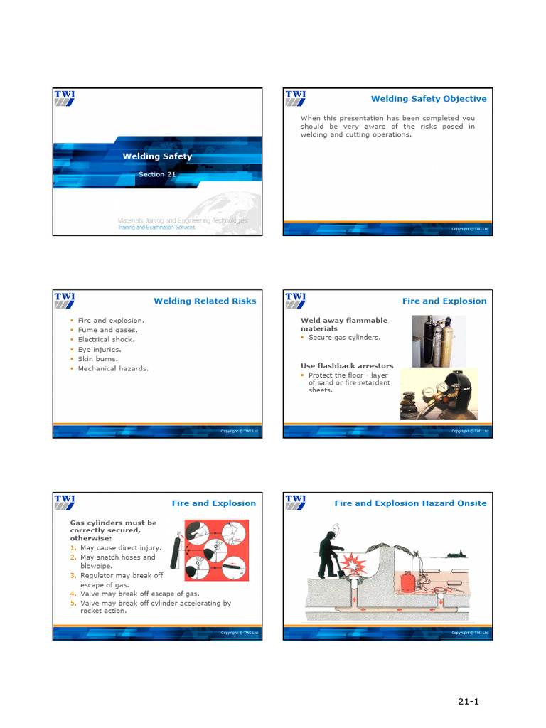 Welding Safety Risks and Precautions | PDF | Welding | Construction