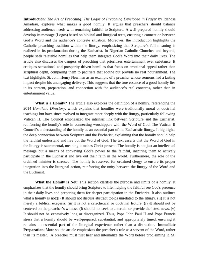 The Art of Preaching: A Prayerful Approach | PDF | Sermon | Bible