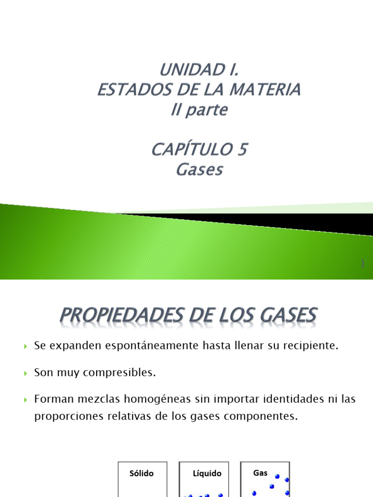 Propiedades y Leyes de los Gases | PDF | Gases | Presión
