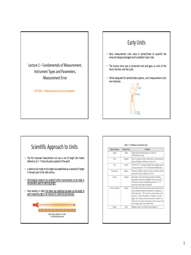Measurement Fundamentals and Instrumentation | PDF | Accuracy And ...