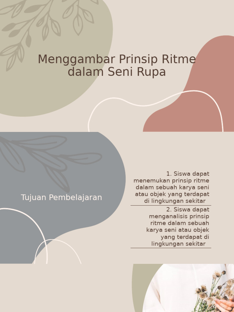 Seni Rupa Bab II Prinsip Ritme | PDF