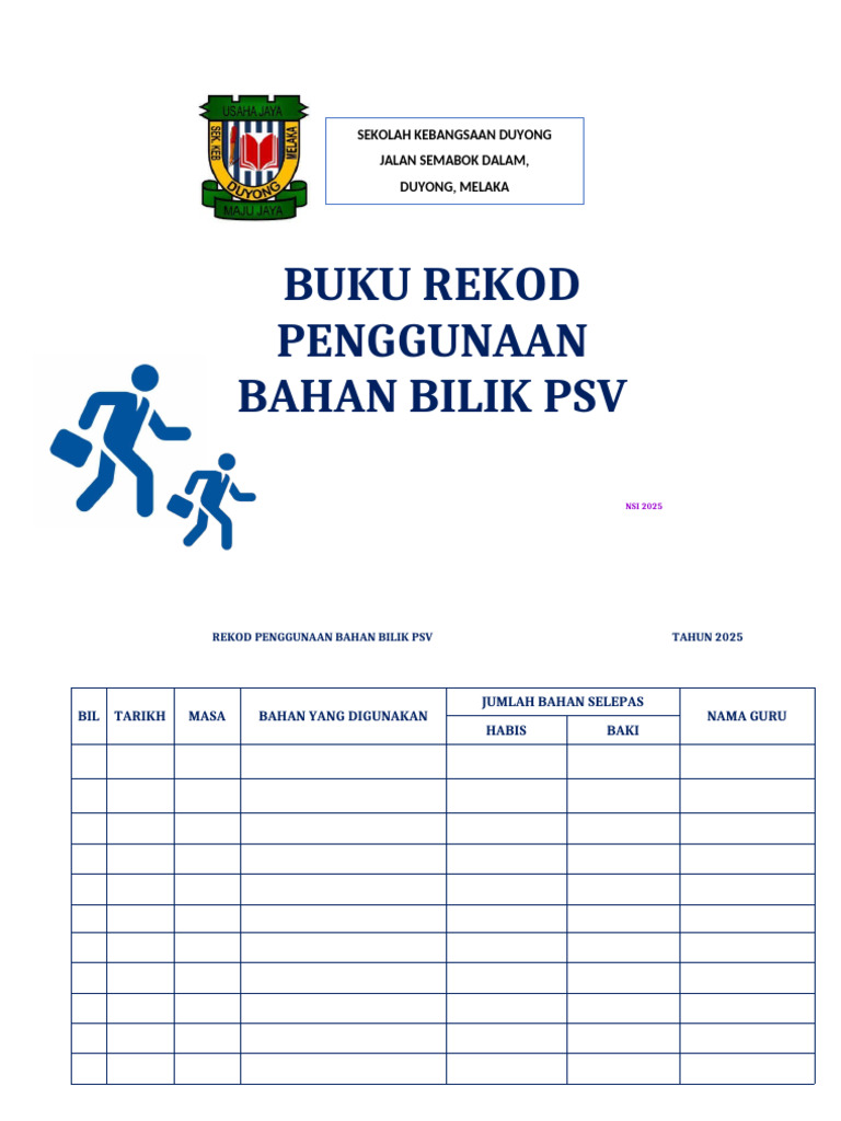 Buku Rekod PSV | PDF