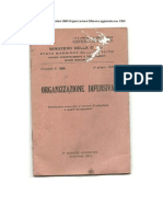 1948 SME Circolare 3000 Organizzazione Difensiva Aggiornata Nov 1950