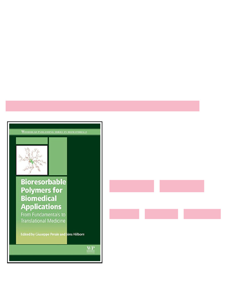 (Ebook) Bioresorbable Polymers for Biomedical Applications: From ...