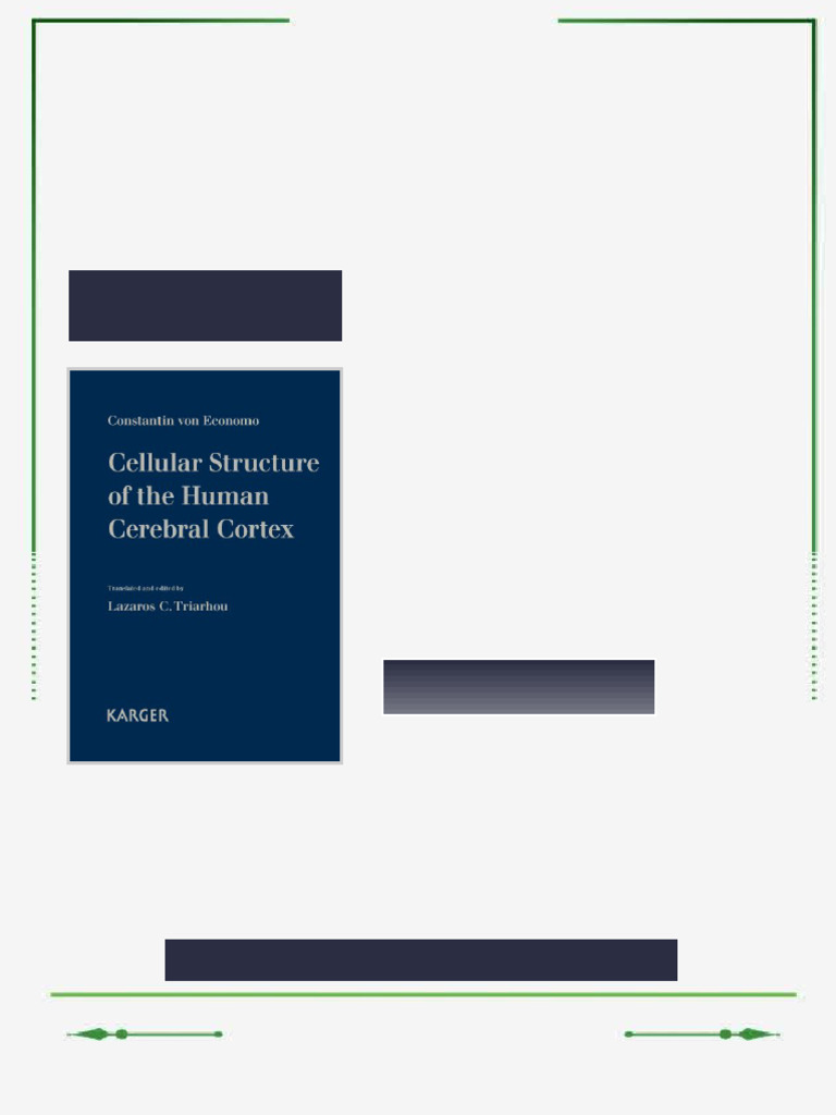 Cellular Structure of the Human Cerebral Cortex 1 Har/Chrt Edition ...