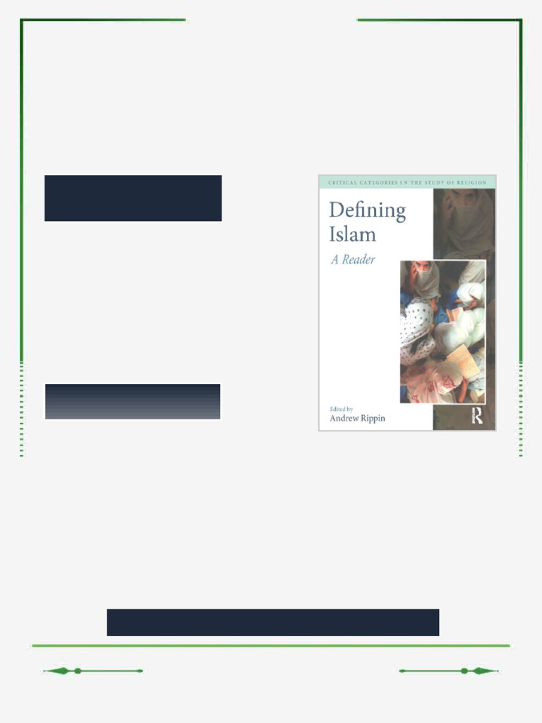 Defining Islam a reader 1st Edition Andrew Rippin (Editor) ebook new ...