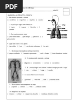II PROVA BIMESTRAL CIÊNCIAS 2009